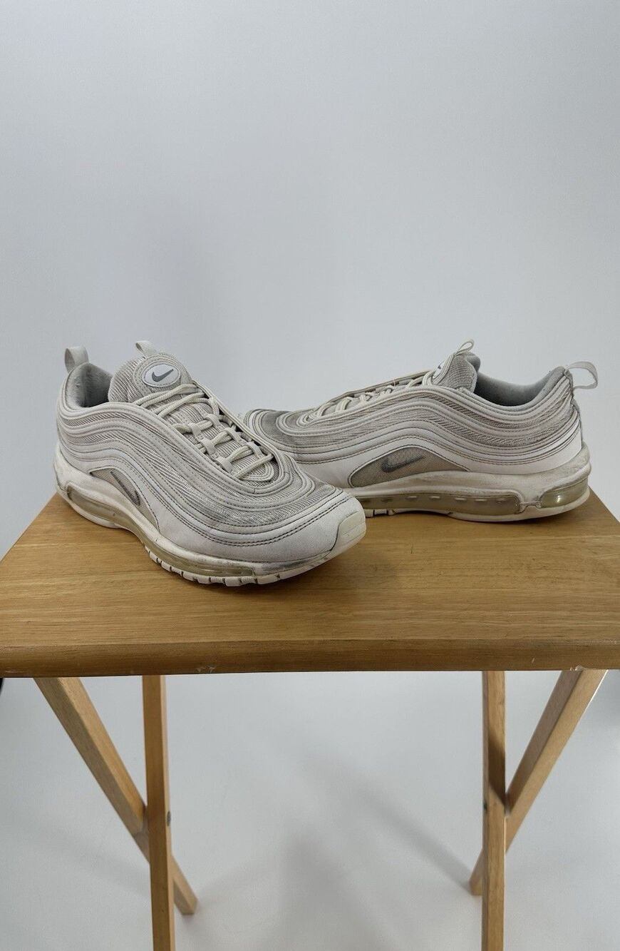 Nike Air Max 97 White Wolf Grey Reflect Silver Men Size 11 921826-101
